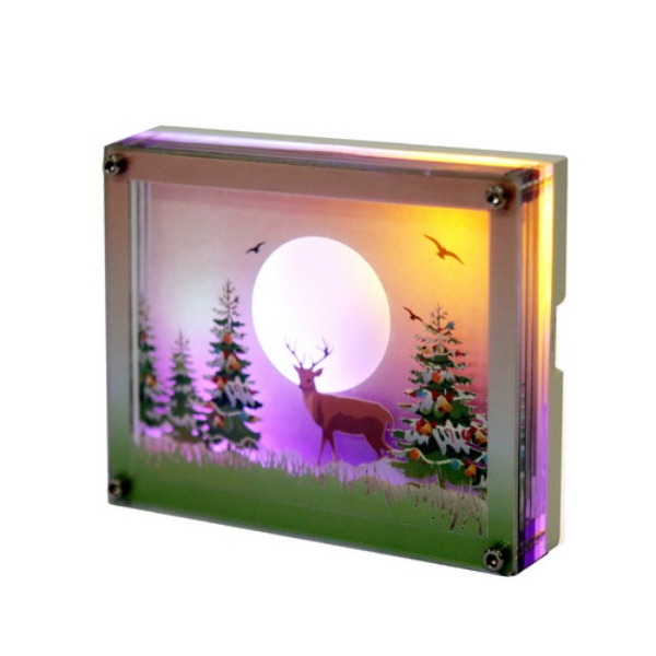 LED 크리스마스 3D입체액자 만들기-사슴 (6인용)