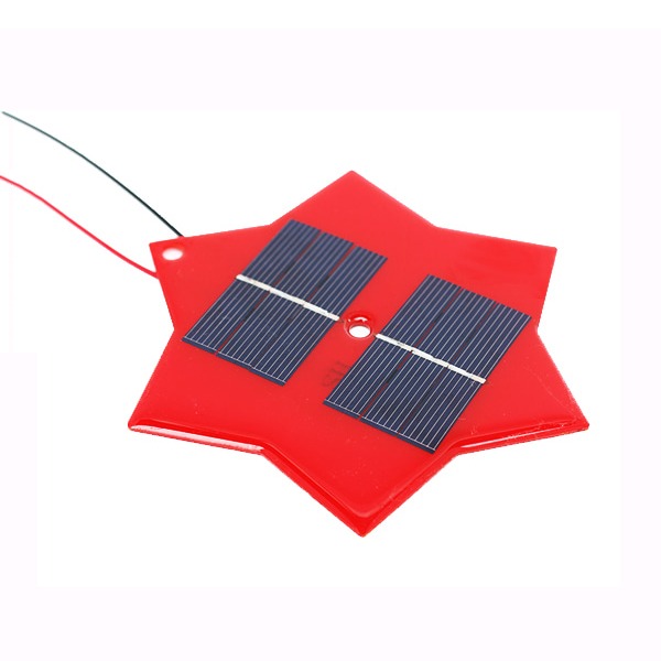 별모양 솔라셀 3.5V 쏠라셀 태양 전지판